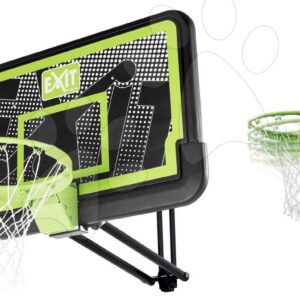 Basketbalová konstrukce s deskou a flexibilním košem Galaxy wall mount system black edition Exit Toys ocelová uchycení na zeď nastavitelná výška
