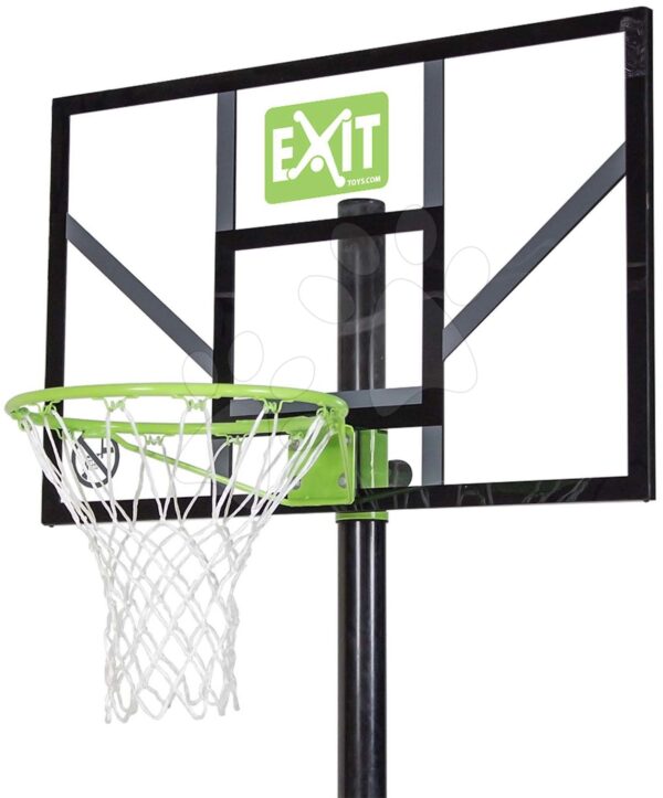 Basketbalová konstrukce s deskou a košem Comet portable basketball Exit Toys ocelová přenosná nastavitelná výška