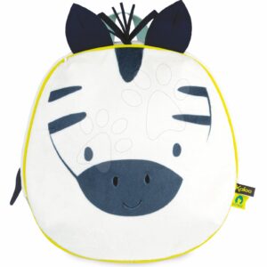 Batoh Zebra My Cuddle Backpack Home Kaloo se zipem 26*25 cm pro děti od 2 let