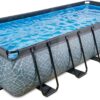 Bazén s filtrací Stone pool Exit Toys ocelová konstrukce 540*250*100 cm šedý od 6 let - Image 2