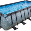 Bazén s filtrací Stone pool Exit Toys ocelová konstrukce 540*250*122 cm šedý od 6 let - Image 2