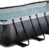 Bazén s krytem a pískovou filtrací Black Leather pool Exit Toys ocelová konstrukce 540*250*100 cm černý od 6 let - Image 2