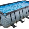 Bazén s pískovou filtrací Stone pool Exit Toys ocelová konstrukce 540*250*122 cm šedý od 6 let - Image 2