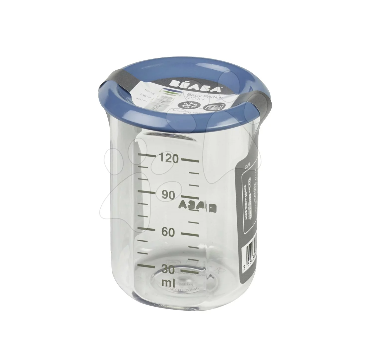 Beaba dóza na jídlo Baby Portion 120 ml 912535 modrá - Obrázek 2