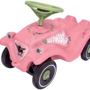 Big odrážedlo auto Flower Bobby Car Classic s klaksonem 56110 růžové