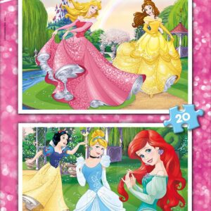 Dětské puzzle Disney Princezny Educa 2x20 dílů 16846