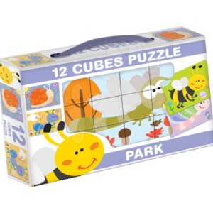 Dohány velké dětské kostky zvířátka z parku 12 ks 602-6