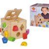 Dřevěná didaktická kostka Shape Sorting Cube Eichhorn s 12 vkládacími kostkami od 12 měsíců - Image 3