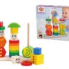 Dřevěná skládačka figurky Stacking Puzzle Figures Eichhorn barevné a vzorované tvary 21 dílů od 12 měsíců - Image 2