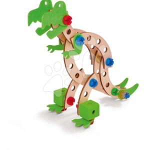 Dřevěná stavebnice Dinosaurus Constructor Eichhorn 3 modely 100 dílů od 5 let