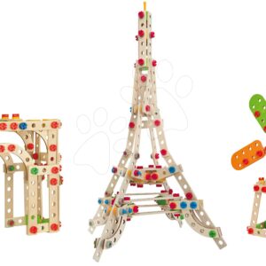 Dřevěná stavebnice Eiffelova věž Constructor Eiffel Tower Eichhorn 3 modely (Eiffelova věž