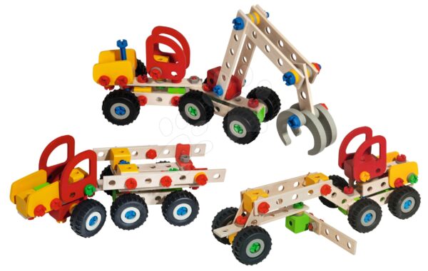 Dřevěná stavebnice kombajn Constructor Mobile Harvester Eichhorn tři modely (kombajn