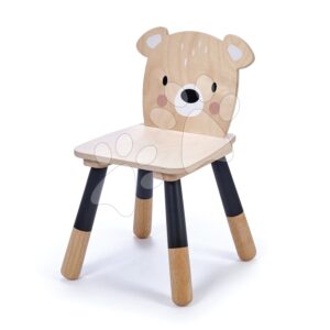 Dřevěná židle medvěd Forest Bear Chair Tender Leaf Toys pro děti od 3 let