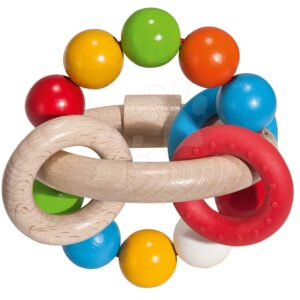 Dřevěné chrastítko 3DBaby Eichhorn od 3 měsíců