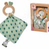 Dřevěné chrastítko Baby HIPP Grasping Toy Eichhorn s hadříkem na mazlení od 12 měsíců - Image 2