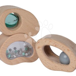 Dřevěné didaktické kostky Baby Pure Explorer Blocks Eichhorn se zvukem a kaleidoskopem od 12 měsíců