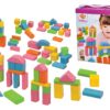 Dřevěné kostky Coloured Wooden Blocks Eichhorn barevné 75 kusů různé tvary velikost 25 mm od 12 měsíců - Image 2