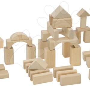 Dřevěné kostky Natural Wooden Blocks Eichhorn v přírodním zpracování 100 kusů velikost 25 mm od 12 měs