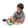 Dřevěné kostky lesní školka Nursery Blocks Tender Leaf Toys s malovanými obrázky a funkcemi 12 dílů od 18 měsíců - Image 3