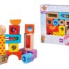 Dřevěné kostky se zvukem Color Tinkling Blocks Eichhorn barevné 12 kusů od 12 měsíců - Image 2