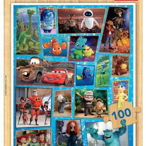 Dřevěné puzzle Pixar Disney Educa 100 dílů od 5 let