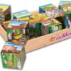 Dřevěné puzzle kostky Picture Cube Eichhorn 12 kostek se 6 motivy zvířátek - Image 3