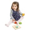 Dřevěné tvary se zvukem Audio Sensory Tray Tender Leaf Toys 4 druhy na podložce od 18 měsíců - Image 2