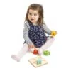 Dřevěné tvary se zvukem Audio Sensory Tray Tender Leaf Toys 4 druhy na podložce od 18 měsíců - Image 2