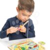 Dřevěný magnetický rybář Pond Dipping Tender Leaf Toys s udicí a 8 magnetických zvířat u rybníka - Image 2