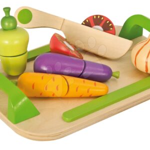 Dřevěný podnos se zeleninou Chopping Board Vegetables Eichhorn 12 dílů od 24 měsíců