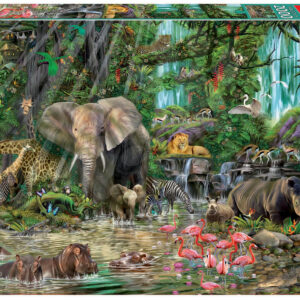 Educa Puzzle African Jungle 2000 dílků 16013 barevné