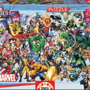 Educa Puzzle Marvel Heroes 1000 dílků 15193 barevné
