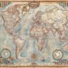 Educa Puzzle Politická mapa světa 1 500 dílů 16005 barevné - Image 2