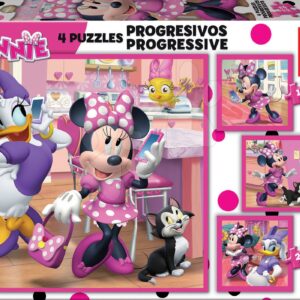 Educa dětské puzzle Minnie Happy Helpers progresivní 12-16-20-25 17630