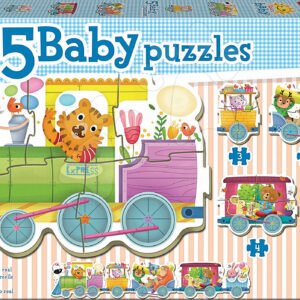 Educa dětské puzzle Zvířátka ve vlaku Baby 17142