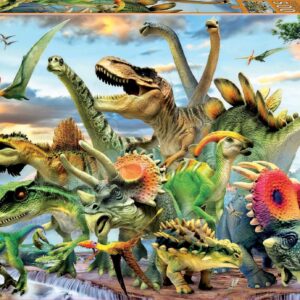 Educa puzzle Dinosaurus 500dílné a fix lepidlo 17961
