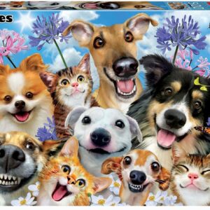 Educa puzzle Fun in the Sun Selfie 500 dílků a fix lepidlo 17983