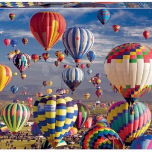 Educa puzzle Hot Air Balloons 1500 dílků a fix lepidlo 17977