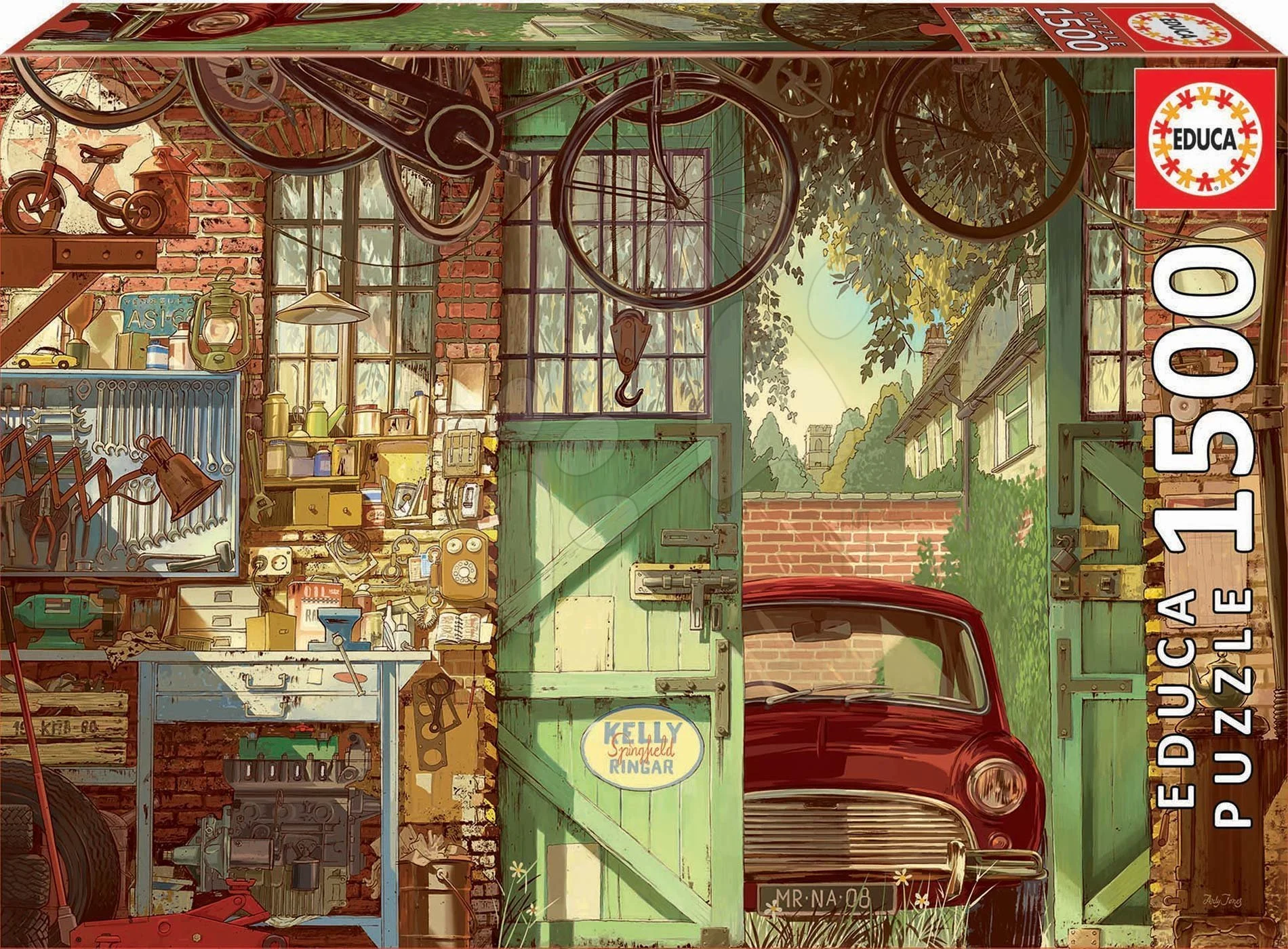 Educa puzzle Old garage