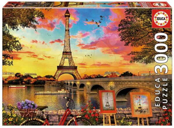 Educa puzzle Sunset in Paris Educa 3000 dílků 17675