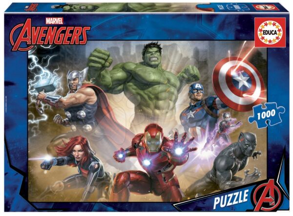 Educa puzzle The Avengers 1000 dílků a fix lepidlo 17694