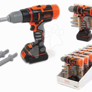 Elektronická vrtačka Black&Decker Electrical Drill Smoby s nástavci se světlem