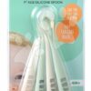 Ergonomické lžičky 1st Age Silicone Spoons Beaba Grey & Sage ze silikonu k samostatnému jídlu 4 kusy od 4 měsíců - Image 2