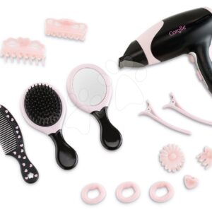 Fén Hairstyling set Les Rendies Corolle pro panenky se 14 doplňky elektronický od 3 let