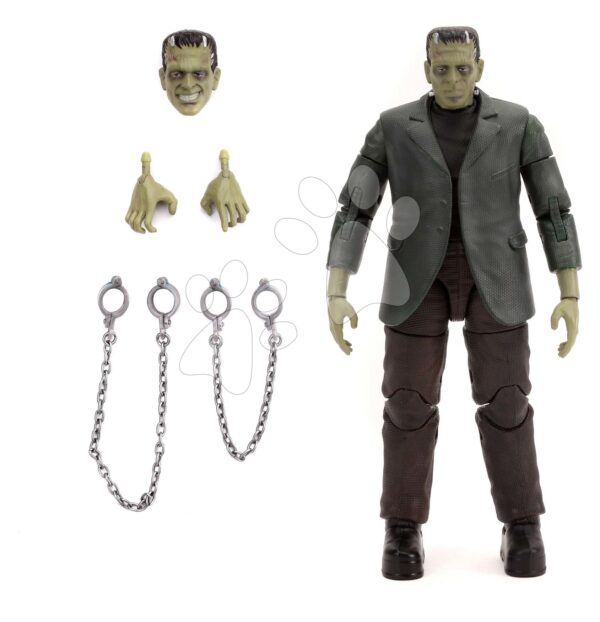 Figurka Frankenstein Monsters Jada s pohyblivými částmi a doplňky výška 15 cm