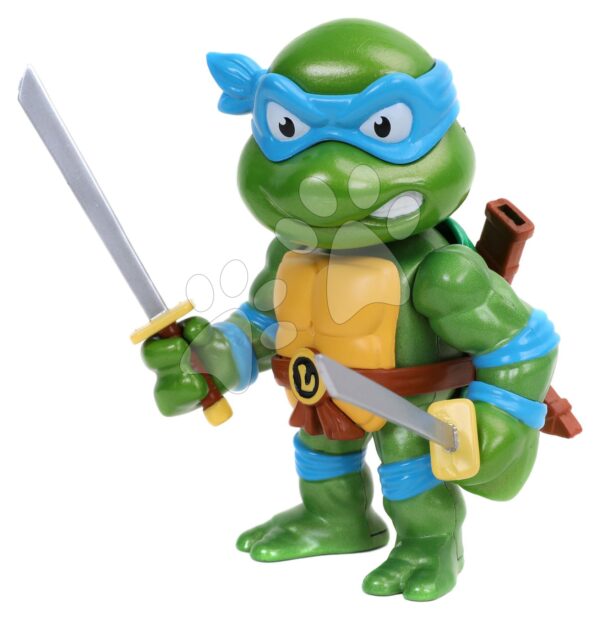 Figurka sběratelská Turtles Leonardo Jada kovová s pohyblivými rameny výška 10 cm