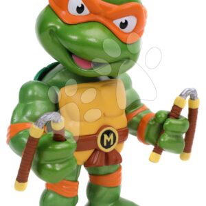Figurka sběratelská Turtles Michelangelo Jada kovová s pohyblivými rameny výška 10 cm