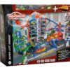 Garáž 7patrová se 2 motorizovanými výtahy Super City Garage Majorette se zvukem a světlem elektronický vláček a 6 kovových autíček od 5 let - Image 2