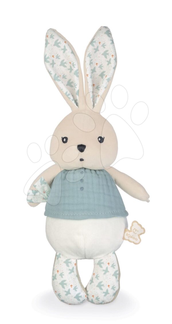 Hadrová panenka zajíček Colombe Rabbit Doll Dove K'doux Kaloo modrá 25 cm z jemného materiálu od 0 měsíců