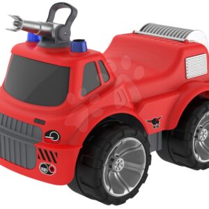 Hasičské auto se sedadlem Maxi Firetruck Power Worker BIG s vodním dělem – gumová kola od 2 let
